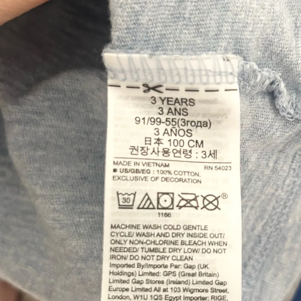 GAP 3 Years Boys Cotton Disney Mickey Mouse Blue Tank Top for Kids